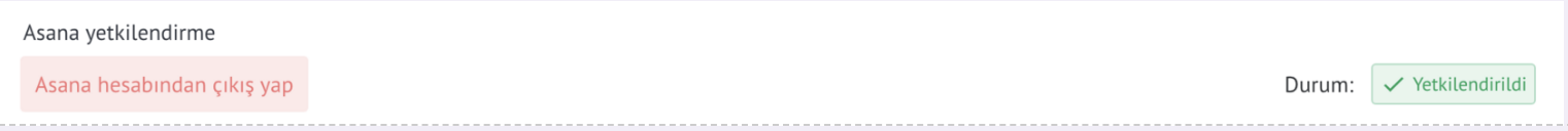 Asana'da yetkilendirme