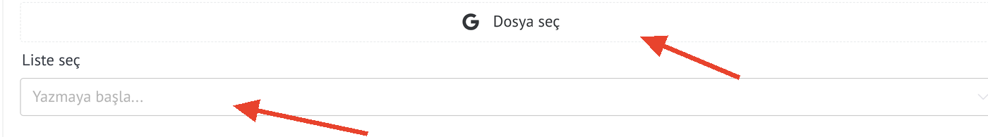 Belge ve sayfa seçin